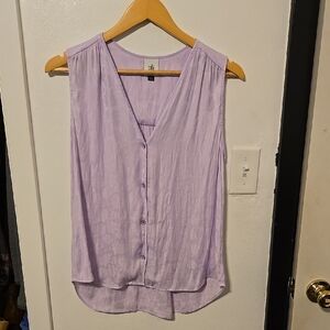 Women's Purple Sleeveless Top